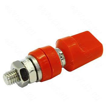 Винтовой зажим M12 красный